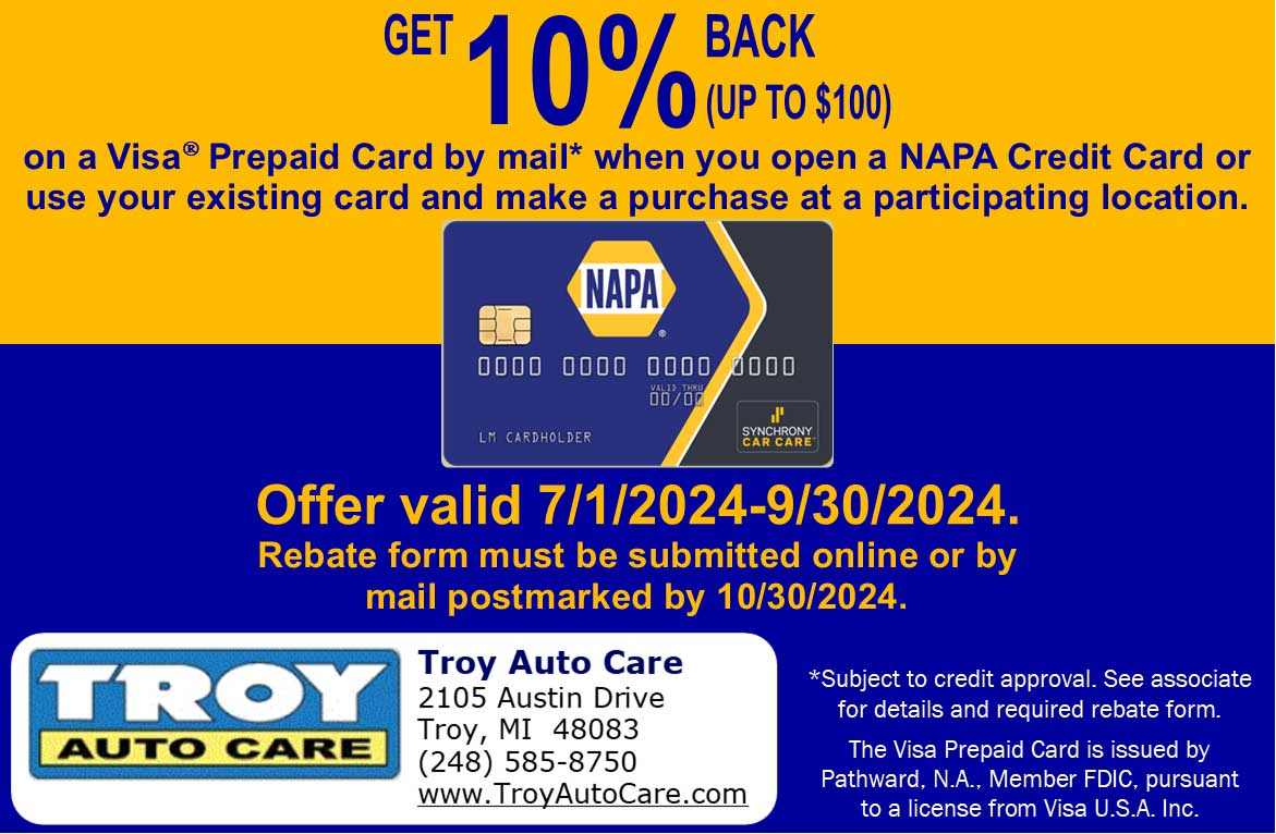 July offer | Troy Auto Care 1